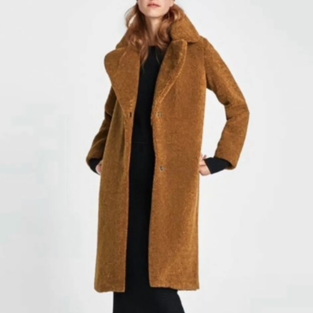 Zara Woman Teddy Coat